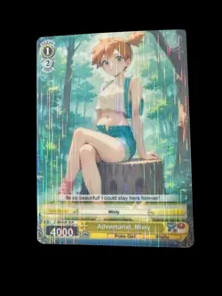 Misty Full Art Anime One Piece Waifu Trading Card Holofoil Season 3 Glow In Dark - Image 1