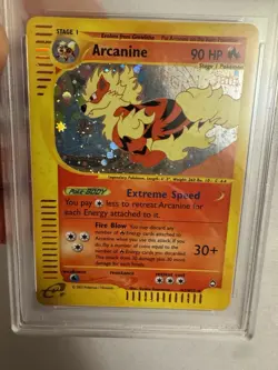 2003 Pokemon - Arcanine Holo Rare E Reader Aquapolis H2/H32 - PSA 9 Mint! WOTC - Image 4