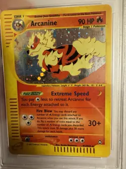 2003 Pokemon - Arcanine Holo Rare E Reader Aquapolis H2/H32 - PSA 9 Mint! WOTC - Image 5