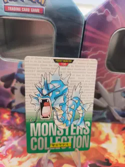 Pokemon Karte Card carddass Monsters collection green 1996 japanese Gyarados NM - Image 1