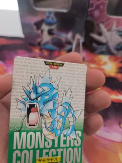 Pokemon Karte Card carddass Monsters collection green 1996 japanese Gyarados NM - Image 4