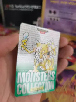 Pokemon Karte Card carddass Monsters collection green 1996 japanese Kadabra NM - Image 3