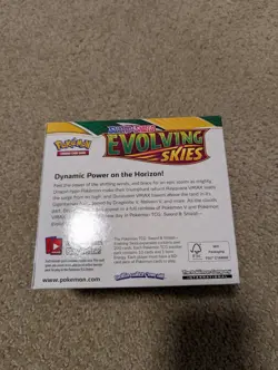 Empty Pokemon TCG Sword & Shield Evolving Skies Booster Box - No cards - Image 3