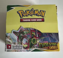 Pokemon TCG Evolving Skies Booster Box - No Seal (36 Packs) - Image 2
