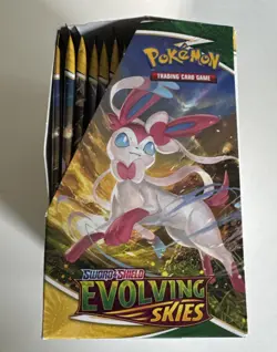 Pokemon TCG Evolving Skies Booster Box - No Seal (36 Packs) - Image 3