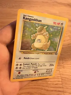 Kangaskhan 5/64 Jungle Set Vintage Holo Rare Pokemon Card WOTC 1999 MP - Image 5