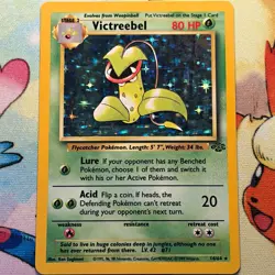 💚 Pokemon TCG Victreebel 💚 14/64 Jungle Holo Rare 1999 WoTC MP - Image 1