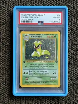 1999 Pokemon JUNGLE VICTREEBEL HOLO 14/64 1st EDITION PSA 8 NM-MT - Image 1