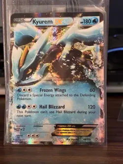Pokemon TCG Kyurem EX Holo Card Legendary Treasures 44/113 NM Condition - Image 1