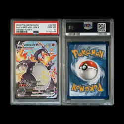 Pokemon Charizard VMAX Shining Fates Shiny Vault Full Art #SV107 PSA 10 Gem Mint - Image 3