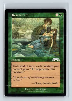RESUSCITATE - MTG Magic the Gathering Card - Exodus - Uncommon - Image 1