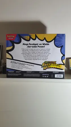 Pokemon TCG Mega Evolution Ascended Heroes Mega Feraligatr ex Box New & Sealed - Image 3