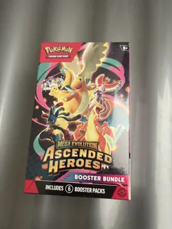 Pokemon TCG Mega Evolution: Ascended Heroes Booster Bundle Factory Sealed - Image 1