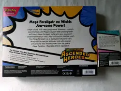 Pokemon TCG Mega Feraligatr EX Box + Ascended Heroes Booster Box - Image 2