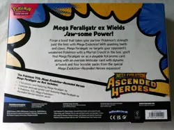 Pokemon TCG Mega Feraligatr EX Box + Ascended Heroes Booster Box - Image 4