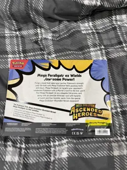 Pokemon TCG Mega Feraligatr ex Box x3 Ascended Heroes Booster Promo English - Image 3