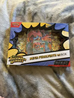 4x Pokemon TCG Mega Evolution—Ascended Heroes Mega Feraligatr ex Box Unopened - Image 1