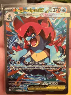 Mega Feraligatr ex 274/217 Ascended Heroes SIR Pokemon TCG NM - Image 1