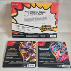 Pokemon TCG Bundle Ascended Hero Emboar Ex Box,Pitch Black&Chaos Rising Blister - Image 5