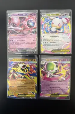 Pokemon TCG Ascended Heroes EX Card Bundle X4 ALL CARDS NEAR MINT - Image 1