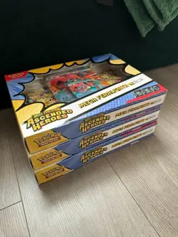 POKEMON TCG Ascended Heroes Ex Boxes Mega Feraligatr - 3x NEW SEALED UNOPENED - Image 1