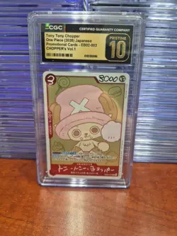 CGC 10 Pristine Tony Tony Choppers EB02-003 2026 One Piece Card Japanese - Image 1