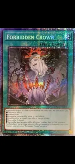 Yu-Gi-Oh TCG - Forbidden Crown BPRO-EN067 1st Edition *Starlight Rare* - Image 1