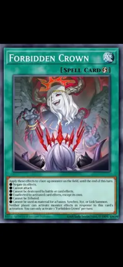 Yu-Gi-Oh TCG - Forbidden Crown BPRO-EN067 1st Edition *Starlight Rare* - Image 4