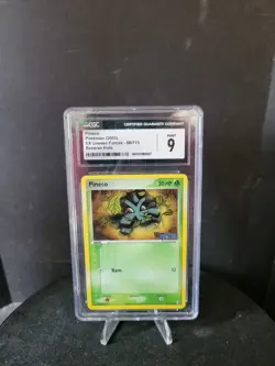 CGC 9 MT Natu, Slugma, Pineco, Unseen Forces Reverse Holo STAMPED Pokemon Cards - Image 2