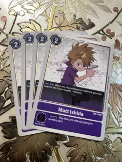 Digimon Card Game Playset Matt Ishida ST6-14 R Starter Deck 06: Venomous Violet - Image 1