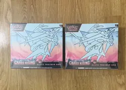 2x Pokemon Center Mega Evolution Chaos Rising Elite Trainer Box ETB Sealed - Image 1