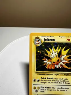 Pokemon TCG Jolteon Jungle 4/64 Holo Unlimited Rare - Vintage WOTC - LP+ - Image 2