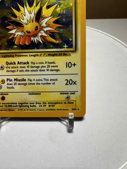 Pokemon TCG Jolteon Jungle 4/64 Holo Unlimited Rare - Vintage WOTC - LP+ - Image 5