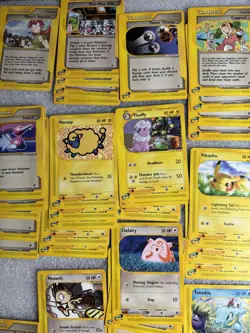 Pokemon E Reader Cards, Lot Of 117 Non Holo Cards - Image 1