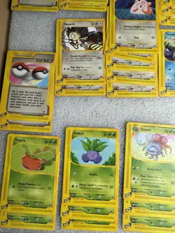 Pokemon E Reader Cards, Lot Of 117 Non Holo Cards - Image 4