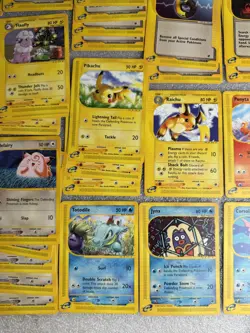 Pokemon E Reader Cards, Lot Of 117 Non Holo Cards - Image 5