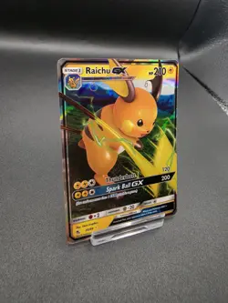 Pokemon TCG Raichu GX Hidden Fates 20/68 Holo Ultra Rare Mint Condition Card - Image 3