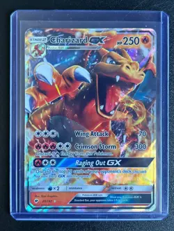 Pokemon Charizard GX 9/68 Hidden Fates & Burning Shadows 20/147 Bundle LP - Image 3