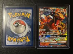 Pokemon Charizard GX 9/68 Hidden Fates & Burning Shadows 20/147 Bundle LP - Image 4