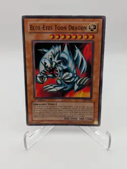 YuGiOh Blue-Eyes Toon Dragon MRL-000 1st Edition Secret Rare Heavy Play - Image 1