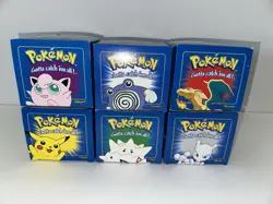 Burger King 1999 Pokemon 23K Gold Plated Card Set Of 6 Complete All Blue Boxes - Image 5