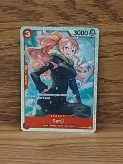 Sanji OP10-005 Super Rare Royal Blood One Piece TCG Card - Image 2