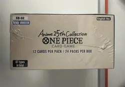 Eb-02 Anime 25th Collection One Piece Extra Booster Box Display En ENG 🇬🇧 Card - Image 2