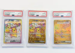 PSA 10 Pikachu ex UR 236/187 136/106 sv8a SR 122/106 sv8 Pokemon Card Set of 3 - Image 1