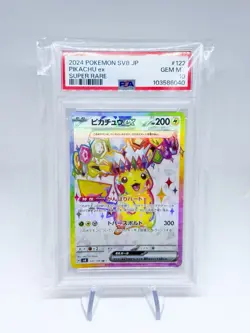 PSA 10 Pikachu ex UR 236/187 136/106 sv8a SR 122/106 sv8 Pokemon Card Set of 3 - Image 2