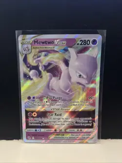 Pokemon TCG Mewtwo Vstar 031/078 Pokemon GO Ultra Rare NM 2022 - Image 1