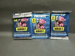 Lot of 3 Panini Fortnite Series 1 Booster Packs Trading Cards New Black KnightU - Image 1