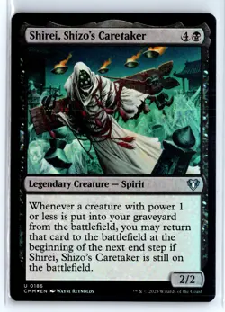 FOIL Shirei, Shizo's Caretaker Commander Masters - MTG Magic the Gathering Card - Image 1