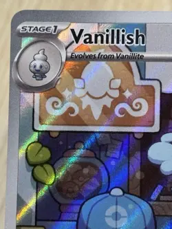 Pokemon TCG Vanillish 190/182 Paradox Rift Illus Rare Holo EN LP - Image 2