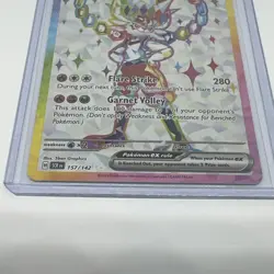 Pokemon TCG - S&V Stellar Crown - Cinderace EX Full Art Card 157/142 - Image 3